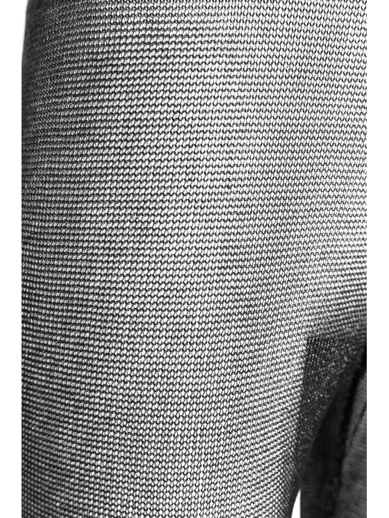 Epuzer Epuzer Legginsy Metallic mesh Czarny Standard Fit