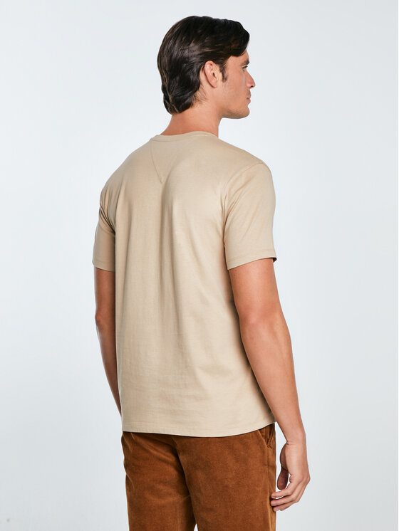 BIG STAR BIG STAR T-Shirt VINCER Beżowy Basic Fit