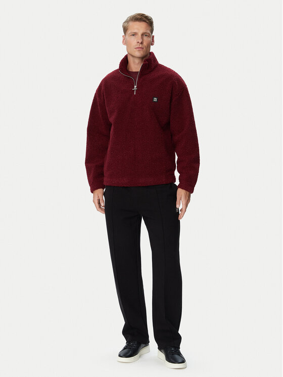 HUGO HUGO Polar Derylong  50567951 Bordowy Relaxed Fit