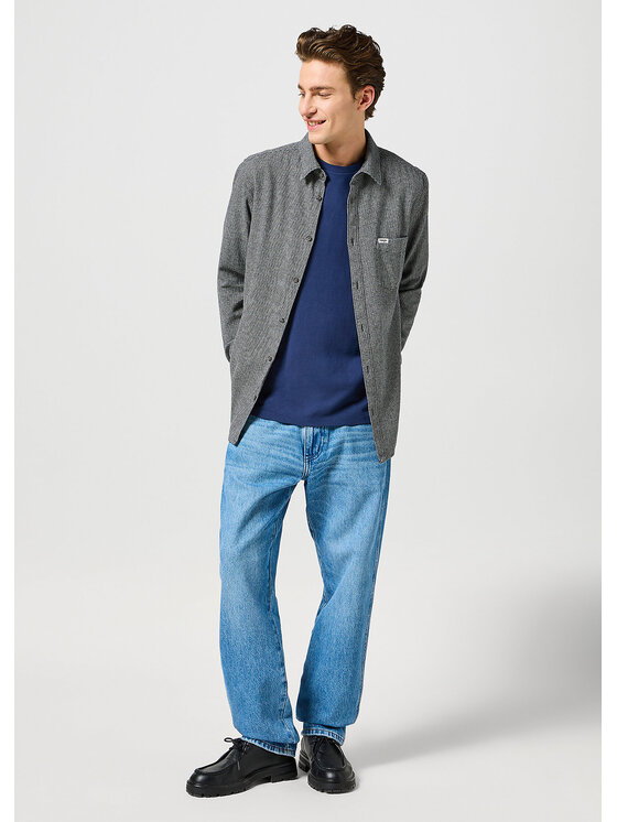Wrangler Wrangler Camicia 1 PKT SHIRT 112357253 Grigio Regular Fit