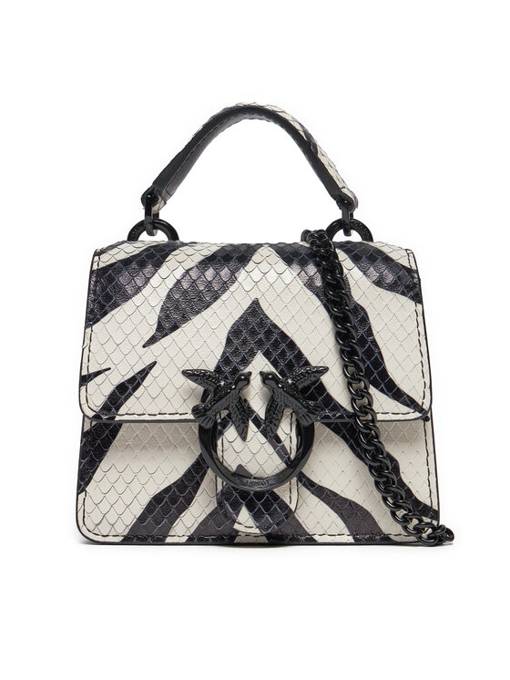 PINKO Pinko Handtasche Love One Top Handle Micro Light AI 24-25 PCPL 102740 A1US Weiß