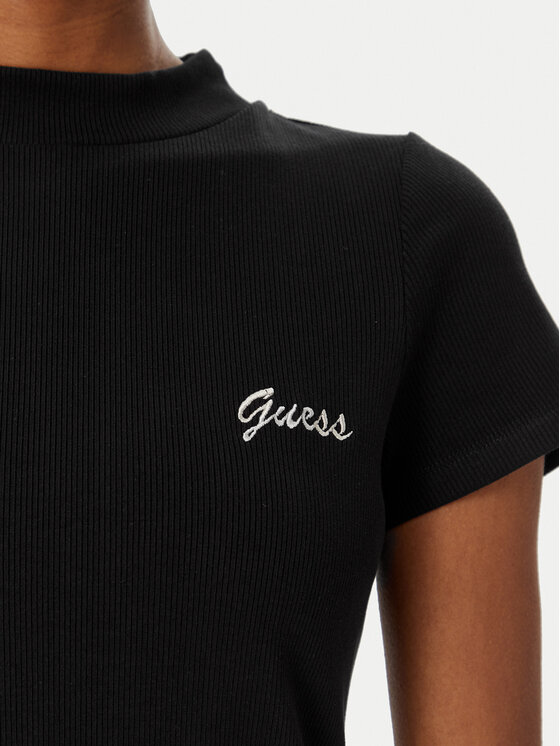 Guess Guess Ikdienas kleita V6RK06 K8RT2 Melns Slim Fit