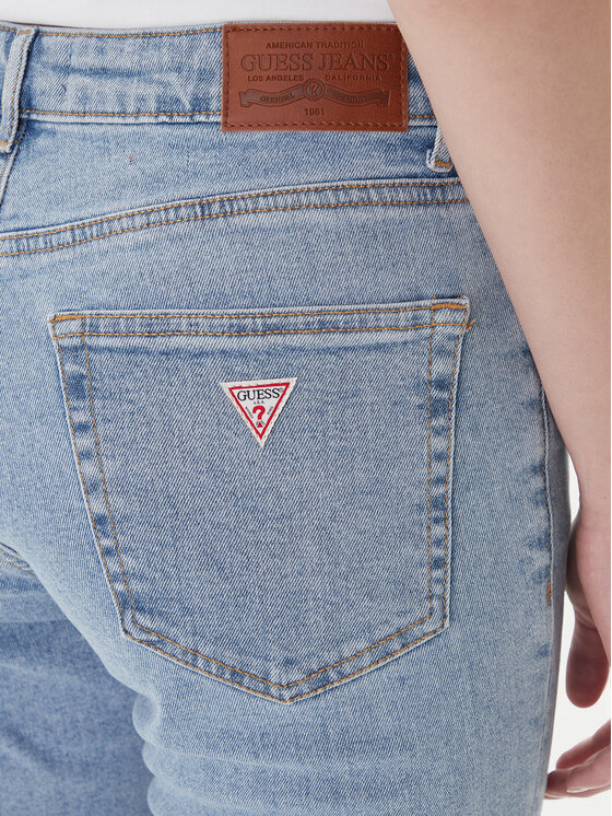 Guess Jeans Guess Jeans Džinsai W4YA92 D5CB3 Mėlyna Slim Fit