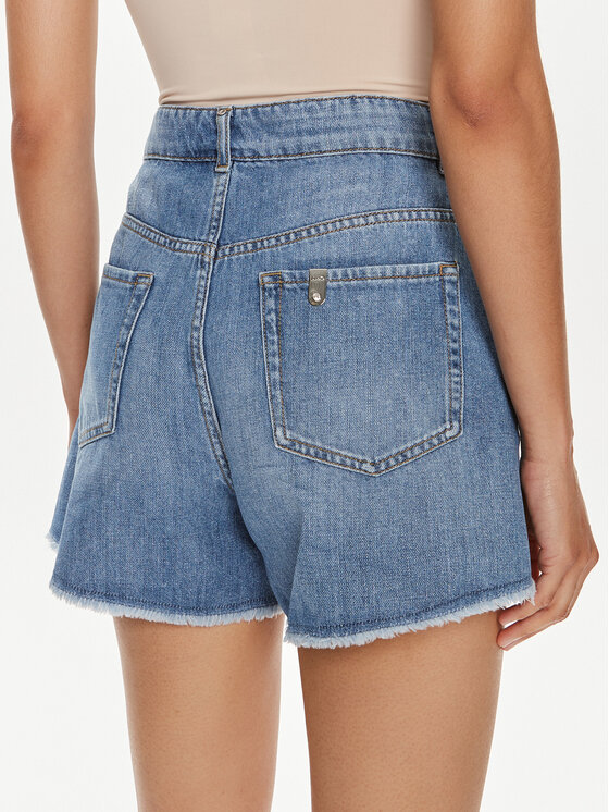 Liu Jo Liu Jo Pantaloni scurți de blugi UA4161 D4828 Albastru Relaxed Fit