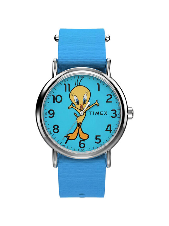 Timex Timex Zegarek TW2Y99500 Niebieski