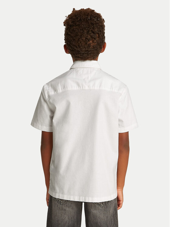 Tommy Hilfiger Tommy Hilfiger Särk KB0KB09554 S Valge Regular Fit