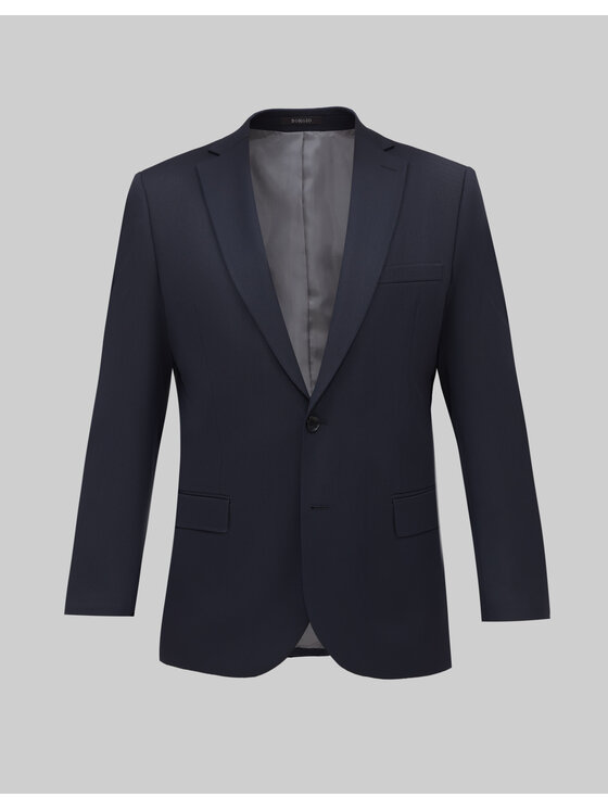 Borgio Borgio Garnitur galatro Granatowy Classic Fit