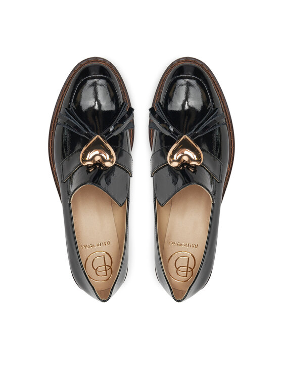 Baldowski Baldowski Loaferice D04958-DIAN-001 Crna