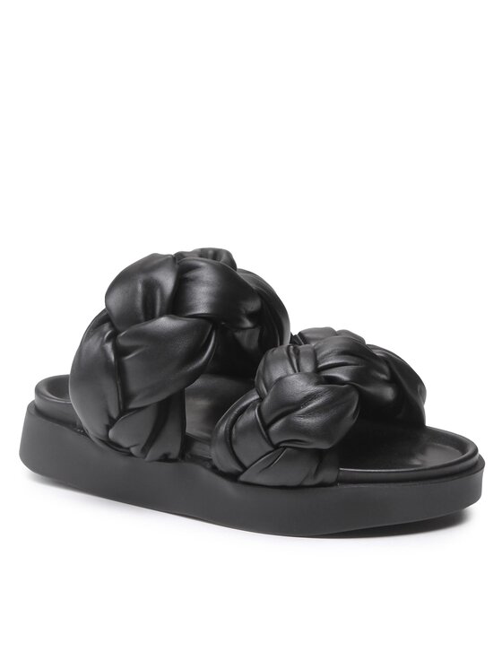 Inuikii Șlapi Soft Braided 70105-020 Negru 70105-020 imagine noua