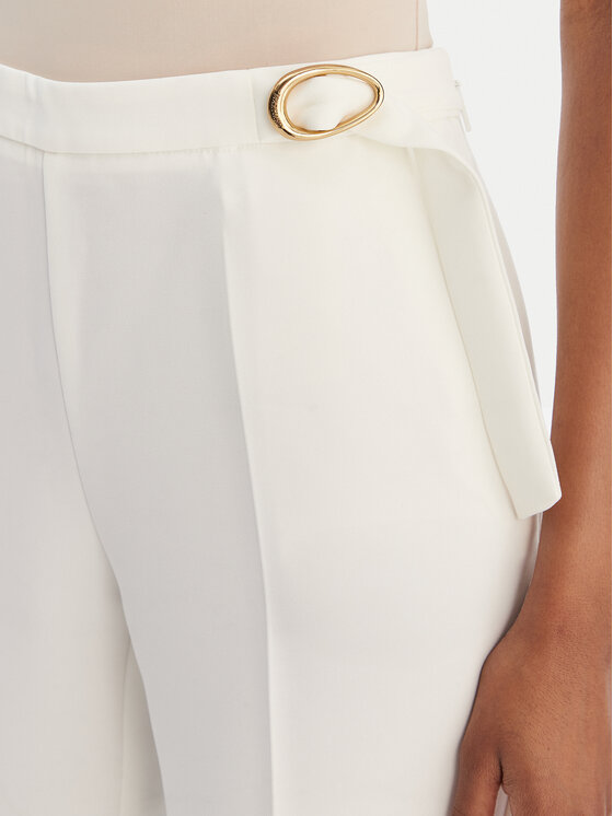 Marciano Guess Marciano Guess Medžiaginės kelnės 6RGB02 7357A Écru Regular Fit