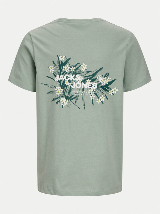 Jack&Jones Junior Jack&Jones Junior Majica Hawaii 12269831 Zelena Regular Fit
