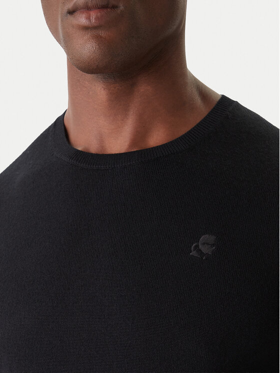 KARL LAGERFELD KARL LAGERFELD Pulover 655000 554399 Negru Slim Fit