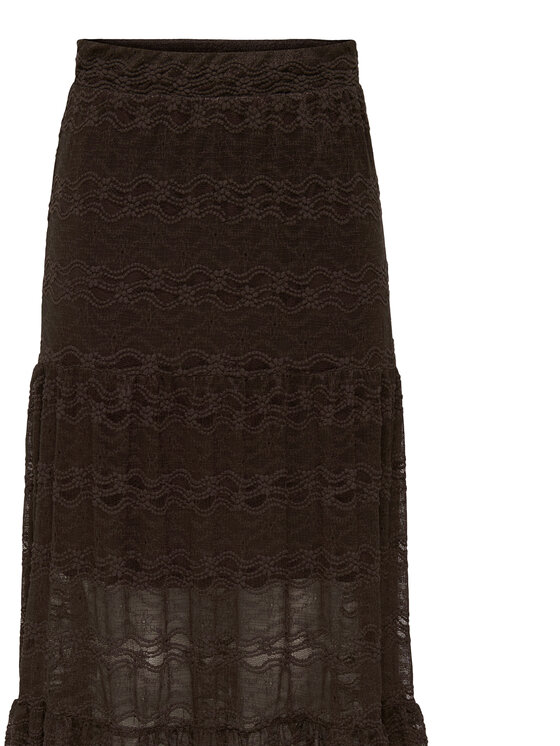 ONLY ONLY Maxi suknja Luna 15353206 Smeđa Regular Fit
