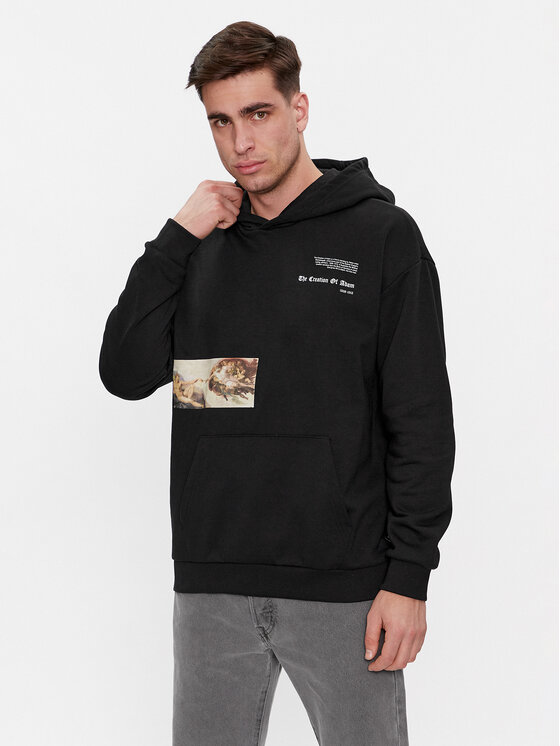 Only & Sons Mikina Apoh 22028208 Čierna Relaxed Fit