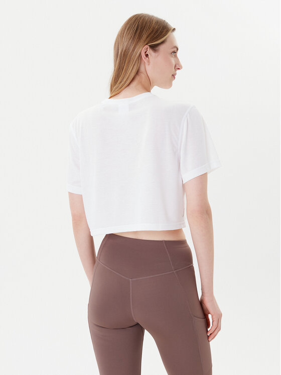 adidas adidas Тениска от техническо трико Train Essentials JC9556 Бял Loose Fit