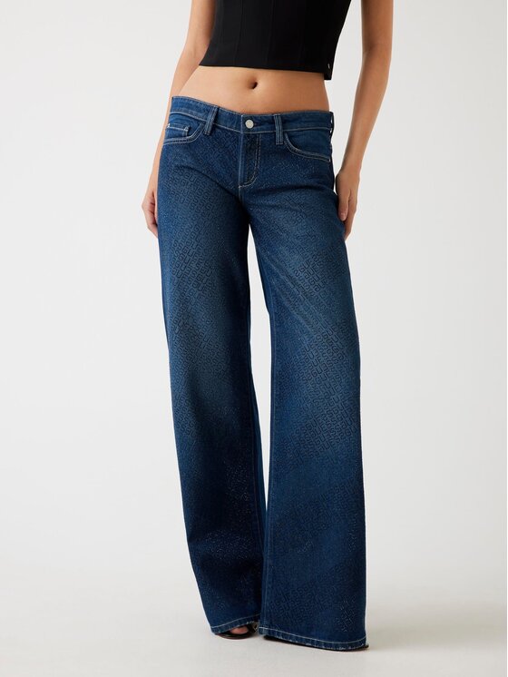 Guess Guess Jeansy 178979 Niebieski Relaxed Fit