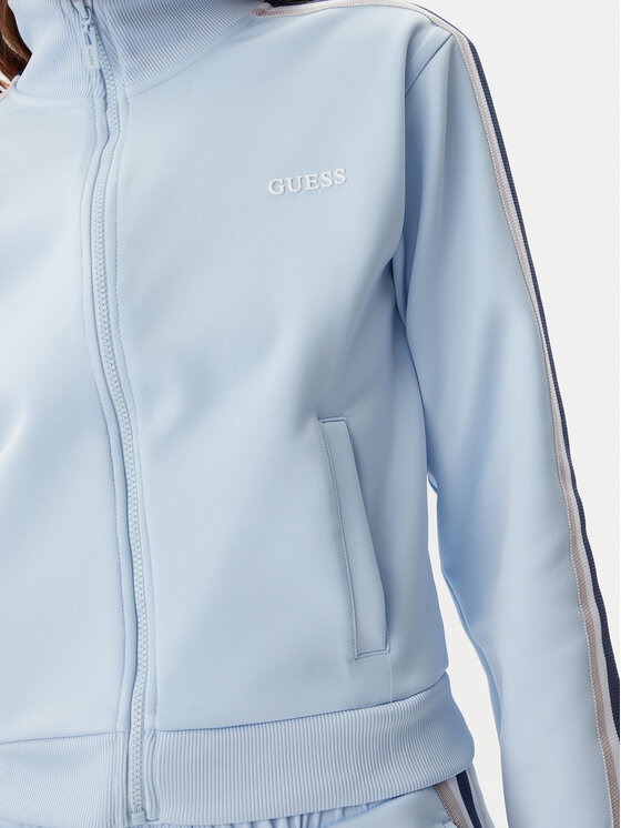 Guess Guess Mikina V5GQ18 KCRU2 Světle modrá Regular Fit