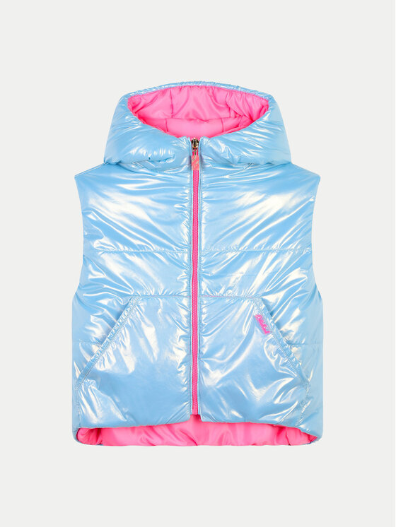 Billieblush Gilet U20518 Bleu Regular Fit