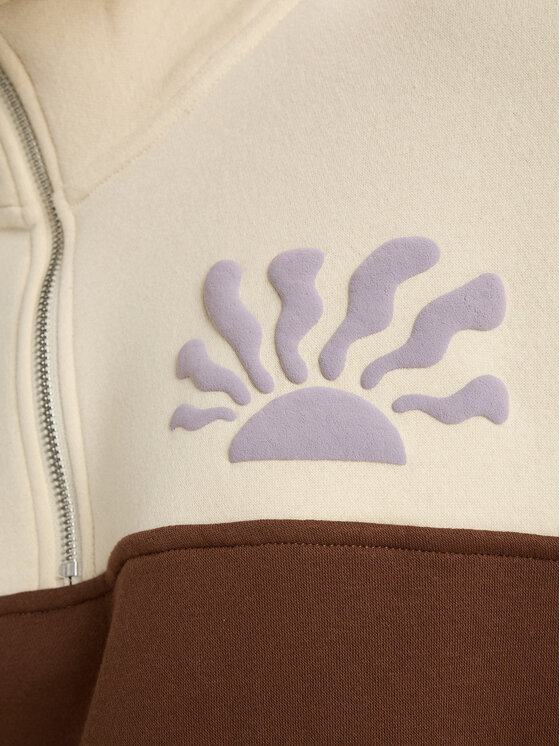 Roxy Roxy Džemperis View Point Block ERJFT05014 Spalvota Regular Fit