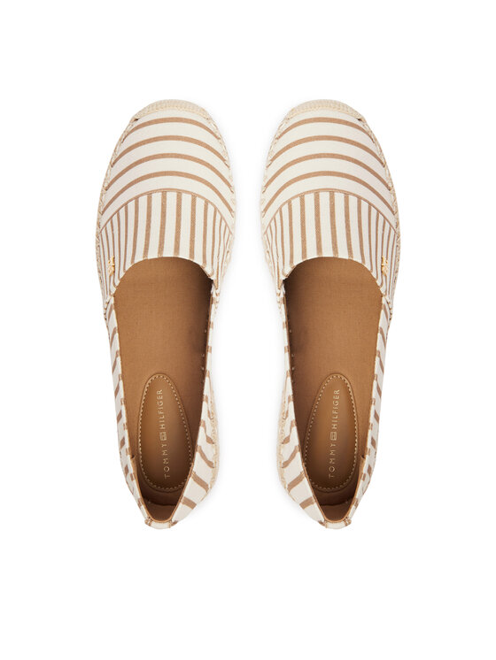 Tommy Hilfiger Tommy Hilfiger Εσπαντρίγιες Th Platform Espadrille Stripes FW0FW09143 Μπεζ