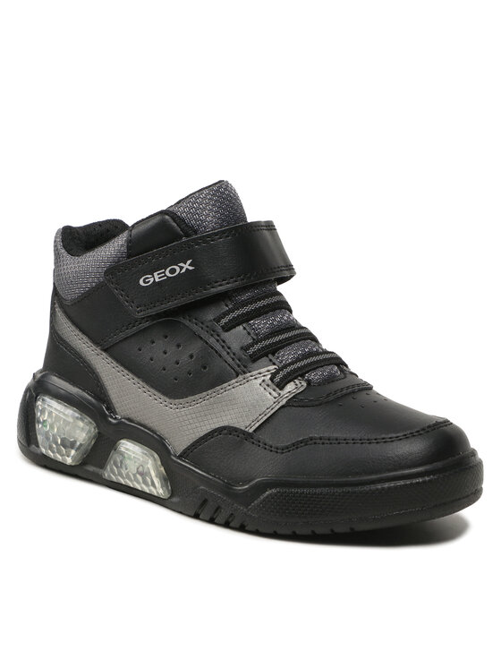 Geox Geox Sneakersy J Illuminus Boy J36GVB 05411 C0005 D Čierna