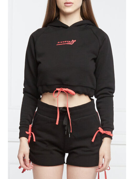 John Richmond John Richmond Felpa Felpa da donna John Richmond Nero Regular Fit