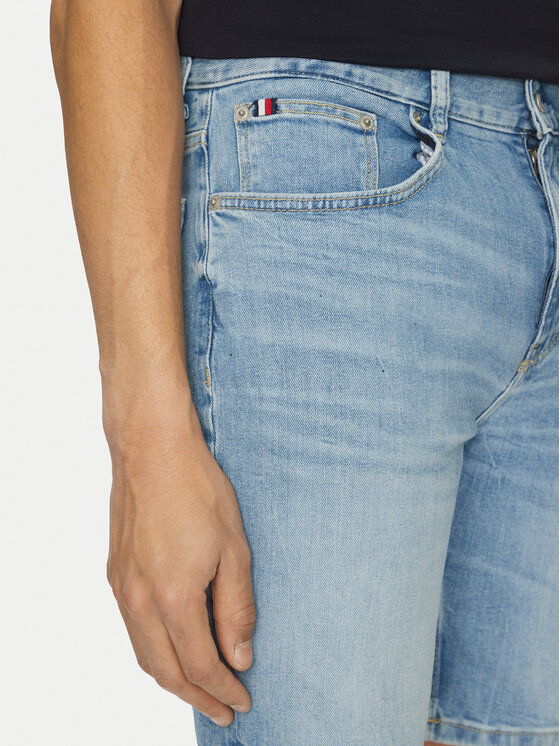 Tommy Hilfiger Tommy Hilfiger Pantaloni scurți de blugi Brooklyn MW0MW39195 Albastru Slim Fit