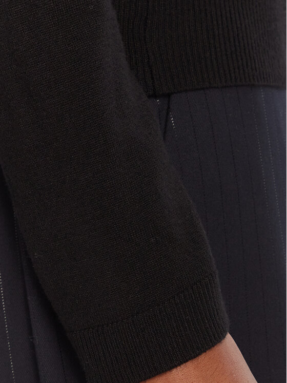 LOLA CASADEMUNT LOLA CASADEMUNT Rollkragenpullover LF2515007 Schwarz Regular Fit