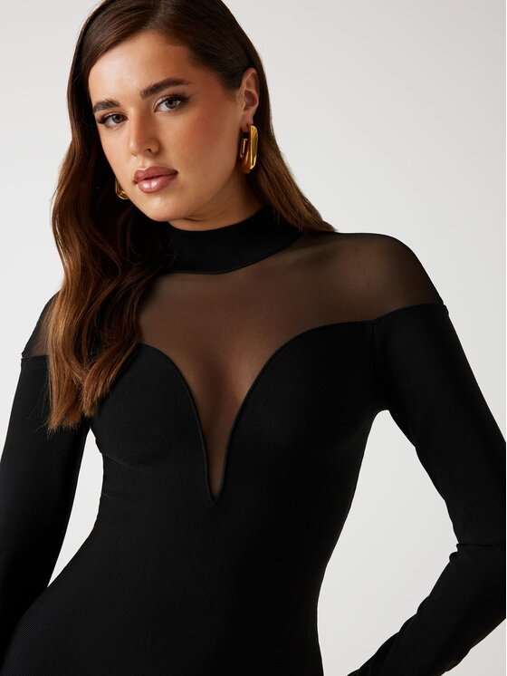 Marciano Guess Marciano Guess Každodenní šaty 179081 Černá Classic Fit