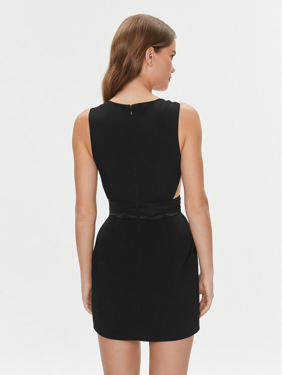Elisabetta Franchi Elisabetta Franchi Sukienka koktajlowa AB-443-37E2-3681 Czarny Slim Fit