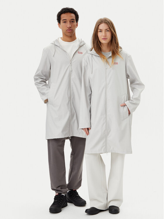 Hunter Nepremokavá bunda Andrea Unisex HARU0002245 Sivá Regular Fit
