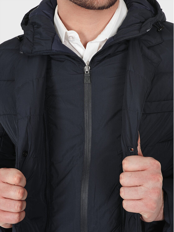 Evenemen Evenemen Kurtka przejściowa HERNO Granatowy Slim Fit