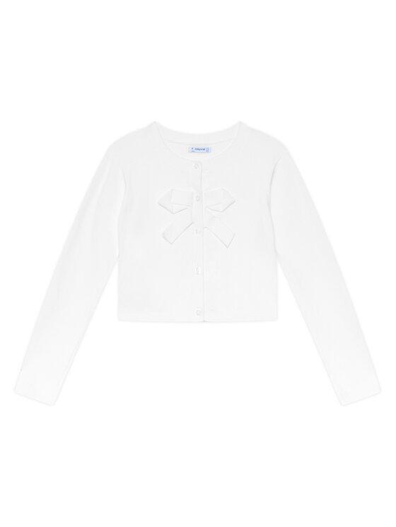 Mayoral Mayoral Cardigan 321 Alb Regular Fit