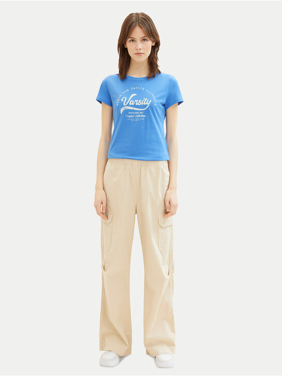 Tom Tailor Denim Tom Tailor Denim T-Shirt 1040185 Μπλε Regular Fit