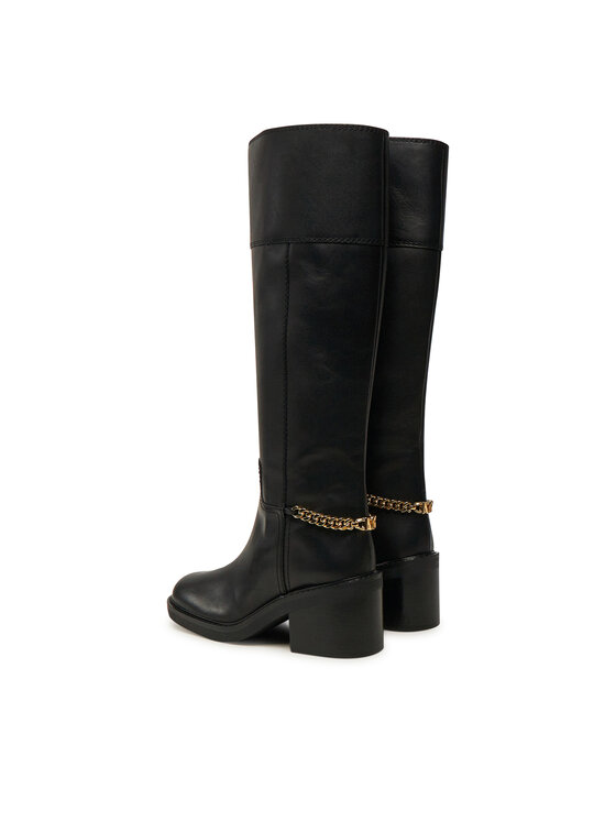 Michael kors black knee high boots best sale