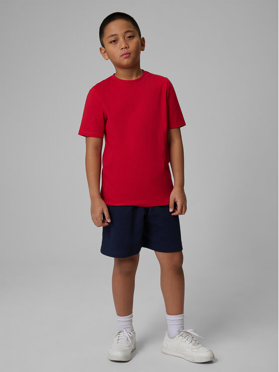 4F 4F T-Shirt BASIC+ Czerwony Regular Fit