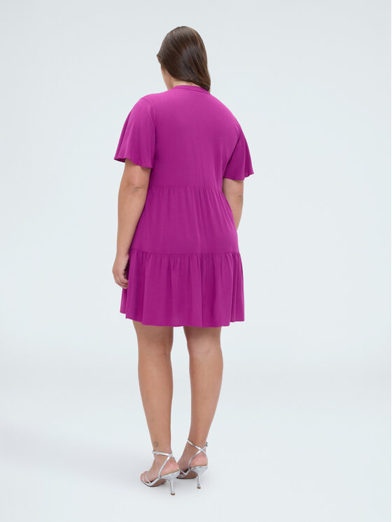 Fiorella Rubino Fiorella Rubino Sukienka codzienna 7086T001771N019 Różowy Regular Fit