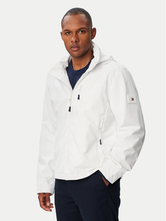 Tommy Hilfiger Tommy Hilfiger Prijelazna jakna MW0MW44299 Bijela Regular Fit