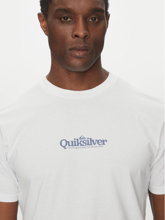 Quiksilver Quiksilver T-Shirt EQYZT08062 Biały Regular Fit