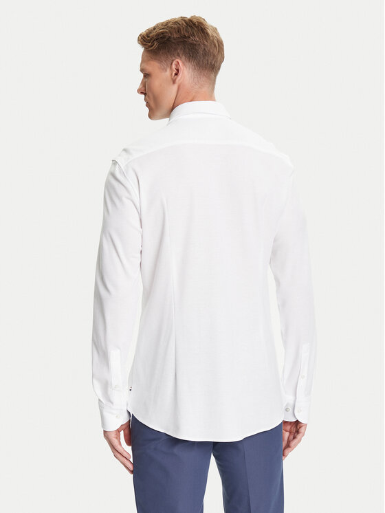 BOSS BOSS Koszula P-Hank 50527675 Biały Slim Fit