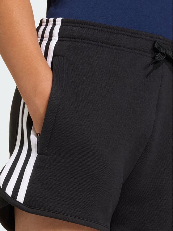 adidas adidas Szorty materiałowe 159067 Czarny Loose Fit