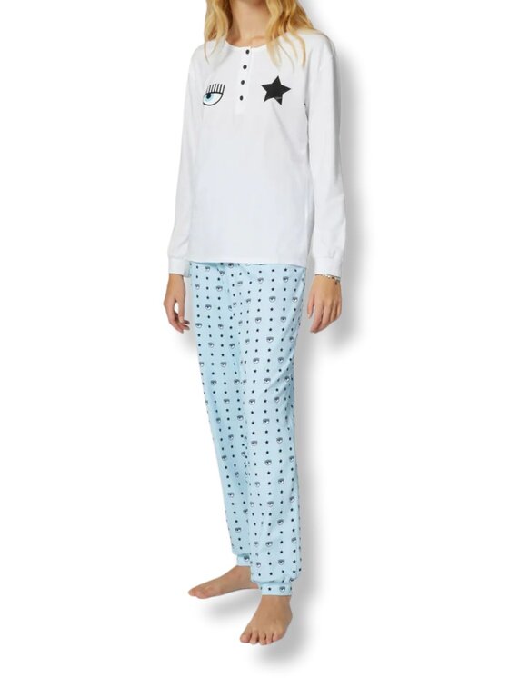 Chiara Ferragni Chiara Ferragni Pigiama pj set Chiara Ferragni Turchese Regular Fit