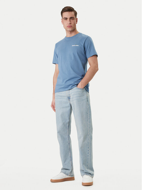 Guess Jeans Guess Jeans Тишърт M6GIC0 K8HM0 Син Regular Fit
