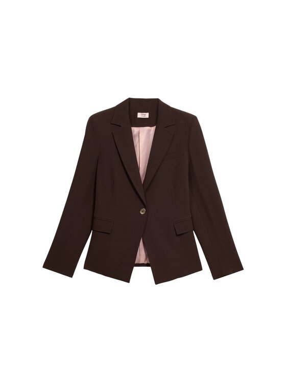 Oltre Oltre Giacca da abito Q007R004629N032 Marrone Slim Fit