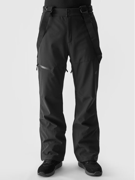 4F 4F Pantaloni da sci 4FWAW24TFTRM694-20S Nero Regular Fit