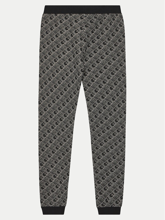 Guess Guess Παντελόνι φόρμας J4YQ11 KA6R4 Μαύρο Relaxed Fit