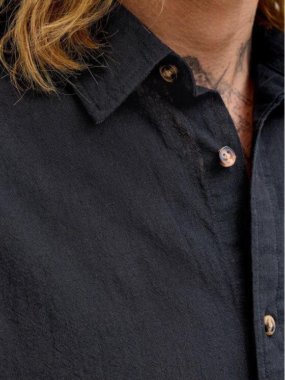 Jack & Jones Jack & Jones Košeľa Summer 12289160 Čierna Regular Fit