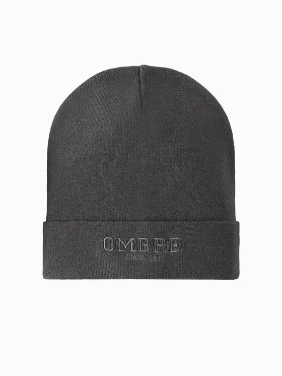 Ombre Ombre Czapka OM-ACWH-0120 Szary