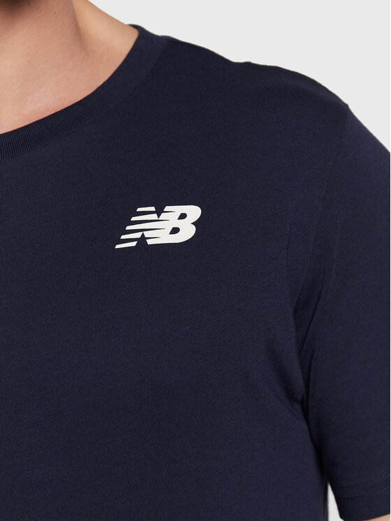 New Balance T-Shirt Classic Arch MT11985 Dunkelblau Athletic Fit 