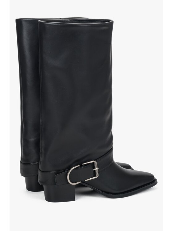 Estro Estro Καουμπόικες Μπότες & Μποτάκια ER00118499 Μαύρο